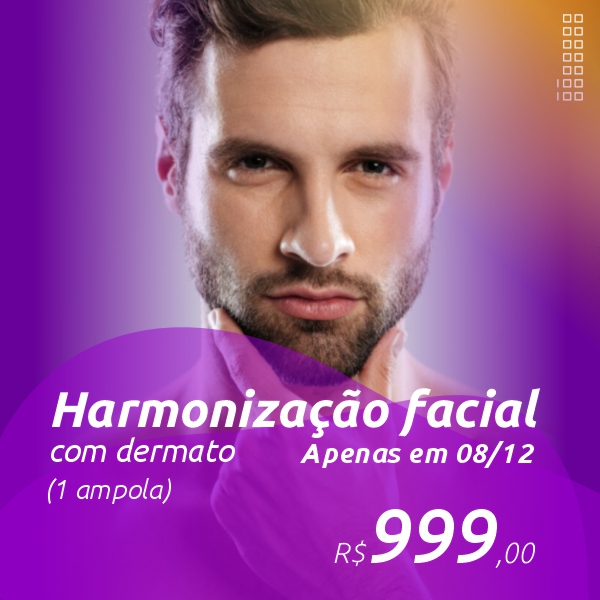 Harmonização Facial Masculina - Com Dermato!