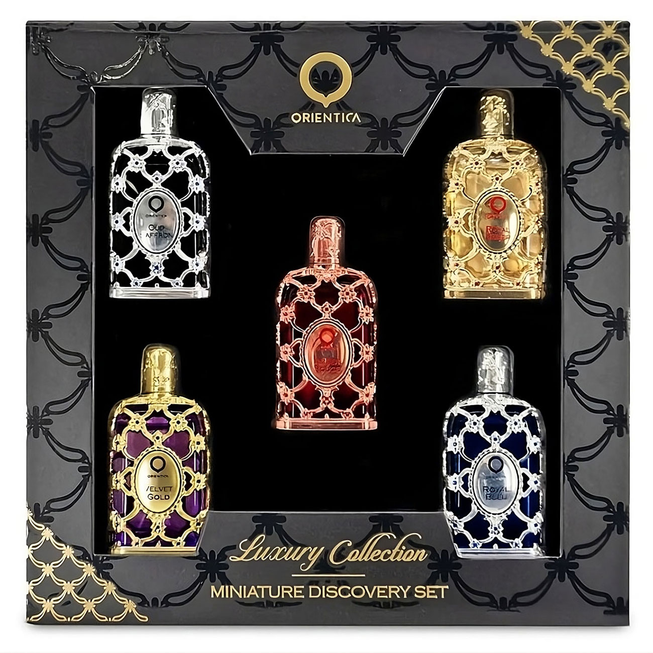 Kit Perfumes árabes Orientica Luxury Colection Miniature Discovery Set