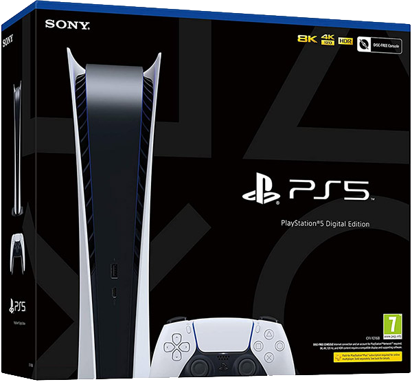 PlayStation 5 825GB 8K HDR Digital