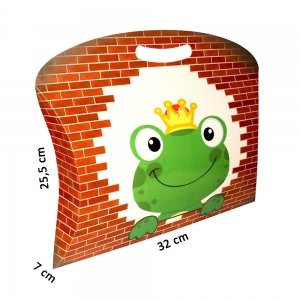 Caixa Maleta de Presente Sapo 25,5x32x7 cm (AxLxP) - pacote com 1 unidade