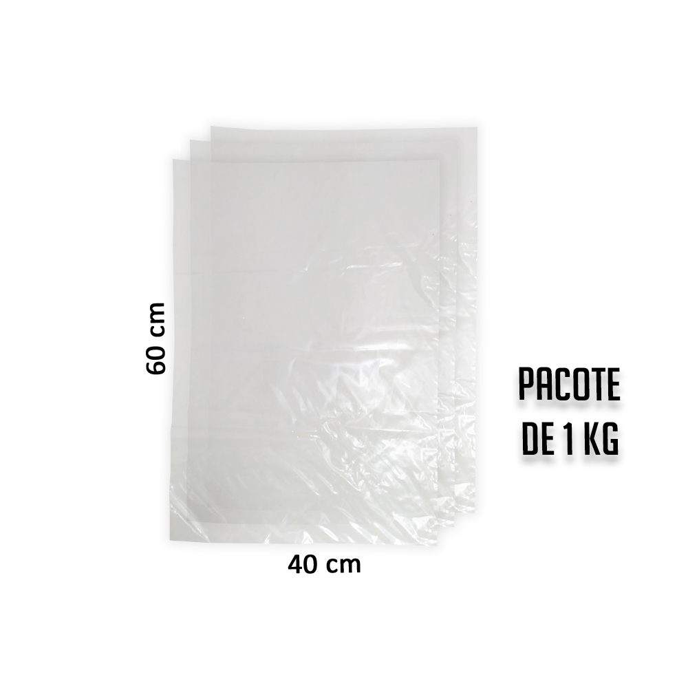 Saco Plástico Baixa 006 (R) 40x60cm - pacote com 1KG
