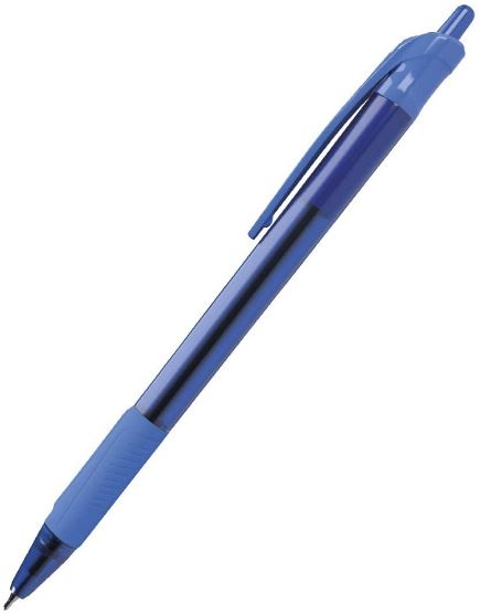 Caneta Esferográfica Cis Trik Grip Azul - 1.0 mm - Foto 0
