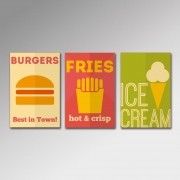 Placa Decorativa - Fast Food