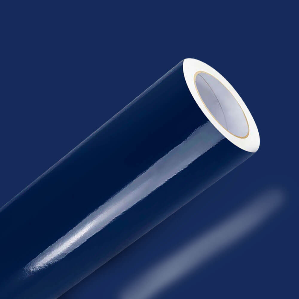 Adesivo Para Envelopamento Alltak Brilho Premium Azul Noturno