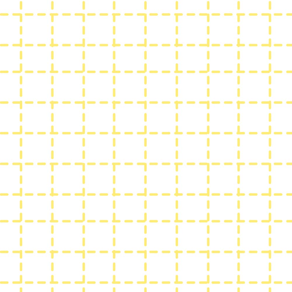 Papel de Parede Infantil - Quadriculado Traços Amarelo