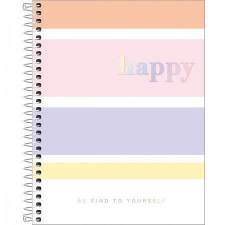 Caderno 1 Matéria Happy Color TILIBRA