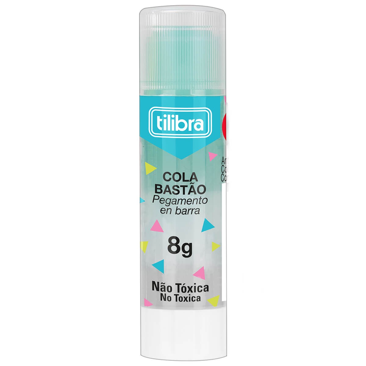 Cola Bastão Transparente Colorida TILIBRA