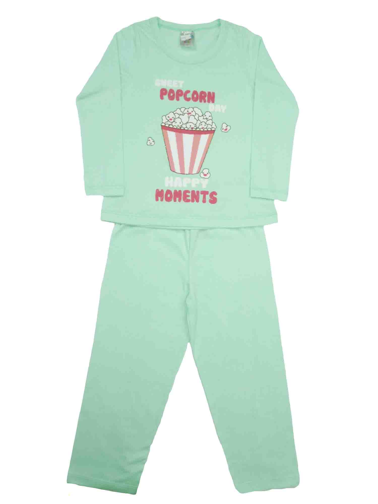 Conjunto Pijama Infantil Feminino (4-6-8) - Popcorn