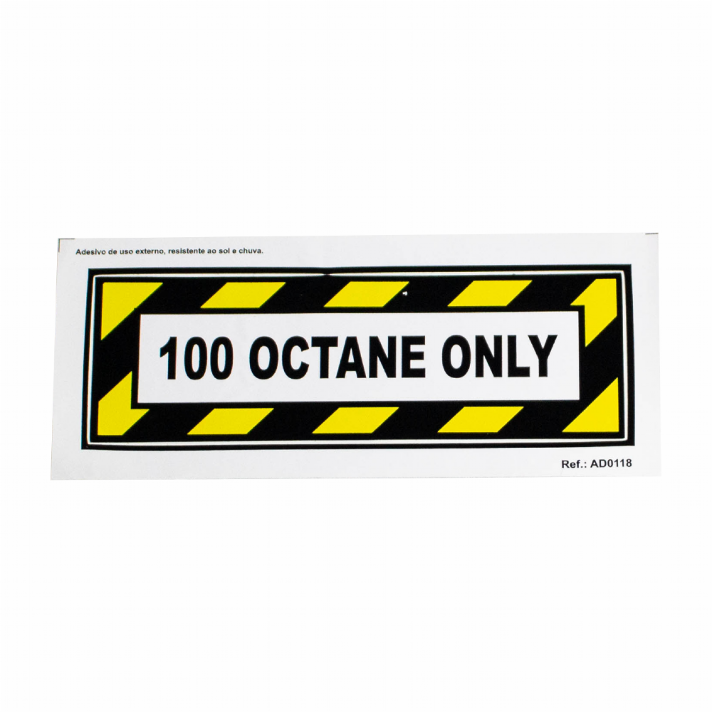 Adesivo 100 Octane Only