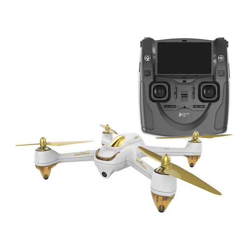 Drone The Hubsan Brushless X4 H501S HD Câmera Stadard Edition Branco/Dourado