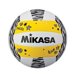 Bola de Vôlei de Praia Mikasa VXS ZB - Amarelo - Padrão FIVB