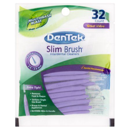 Dentek Slim Brush - leve 5 pacotes e pague 4
