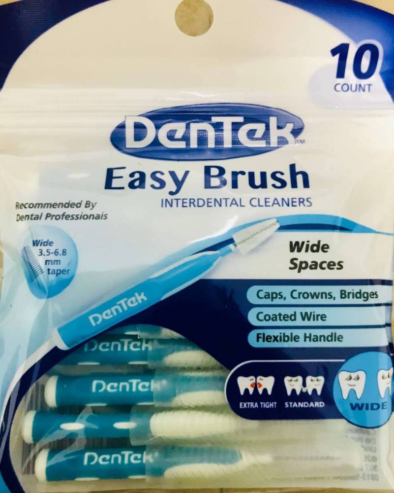 Interdentais Dentek Easy Brush Wide - Leve 50 escovas e pague 40