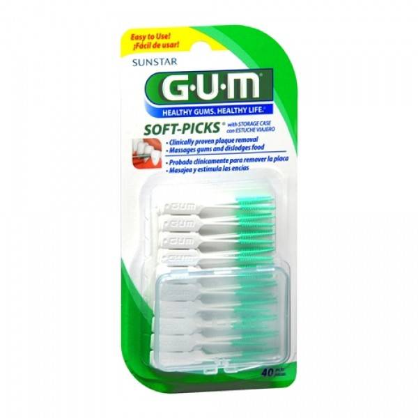 Soft Picks 40 Unidades - GUM