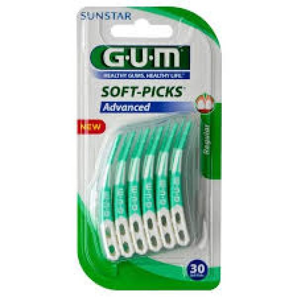 Soft picks advanced GUM com 18 unidades