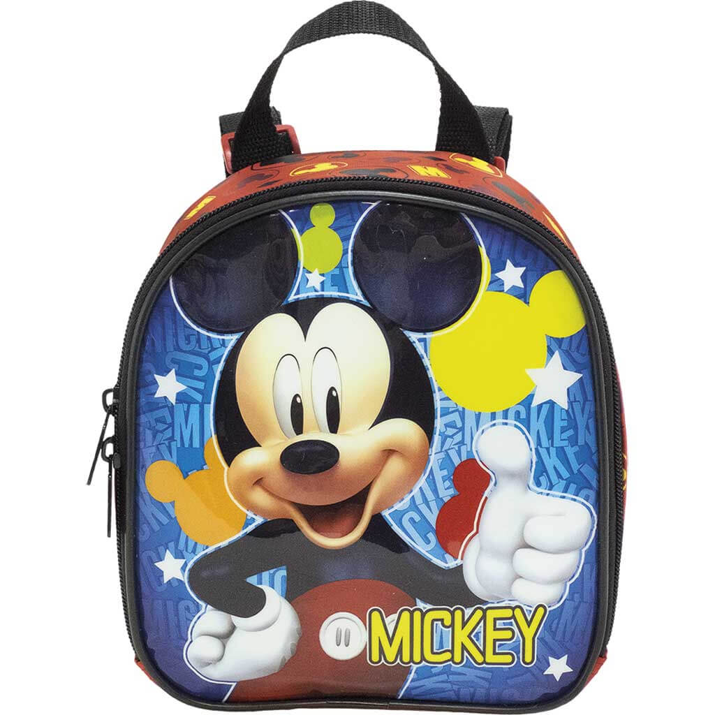 Lancheira Escolar Infantil Menino Mickey 8964 Vermelha