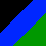 Preto/Azul/Verde