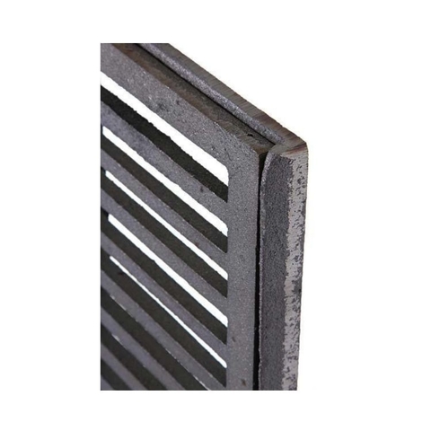 Grelha de ferro fundido com caixilho 15x100 cm  - Panelas Ferreira