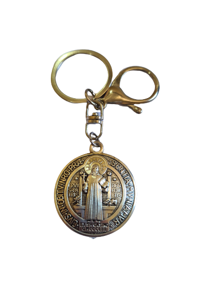 Chaveiro Medalha de São Bento em Metal