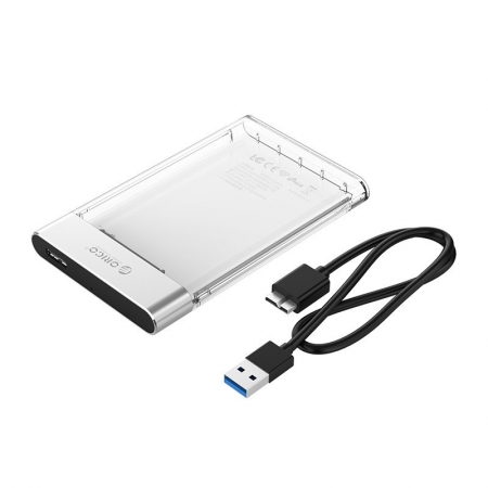 Case / Gaveta para HD SATA 2.5 USB 3.0 - Transparente - 2129U3