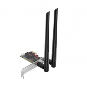Placa de Rede PCI-E Bluetooth 5.0 WIFI6 Dual Band Wireless - PTR-XTU