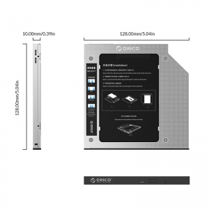 Adaptador SSD Caddy Gaveta Para Notebook (7 & 9.5mm) - M95SS