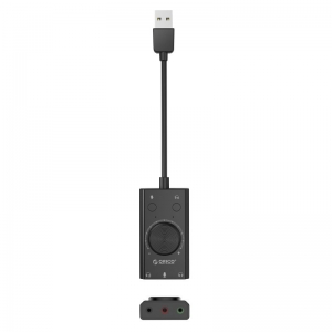 (Open Box) - Placa de Som Externa USB Multifunções - Microfone / Fone - SC2 - Orico
