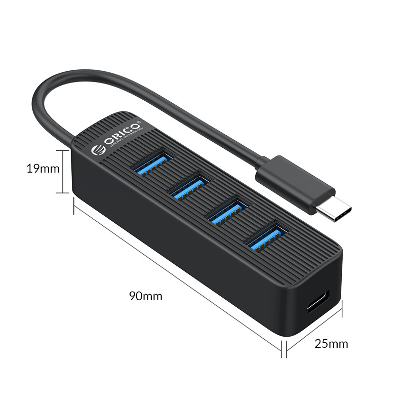 Hub USB 3.0 ? 4 Portas Type-C ? TWC3-4A