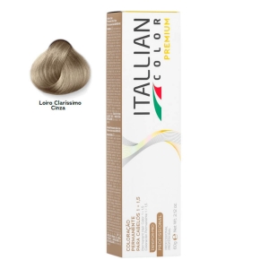 Itallian Color Premium Louro Clarissimo Cinza 9.1 Coloração Permanente - 60g