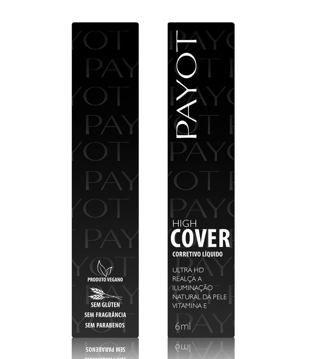 Corretivo líquido high cover Payot canela dark 1