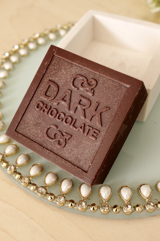 Molde Silicone Sabonete Dark Chocolate