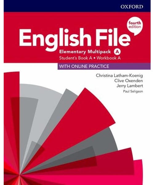 English File Elementary A Sb/Wb Multipk 4Ed  - Mundo Livraria