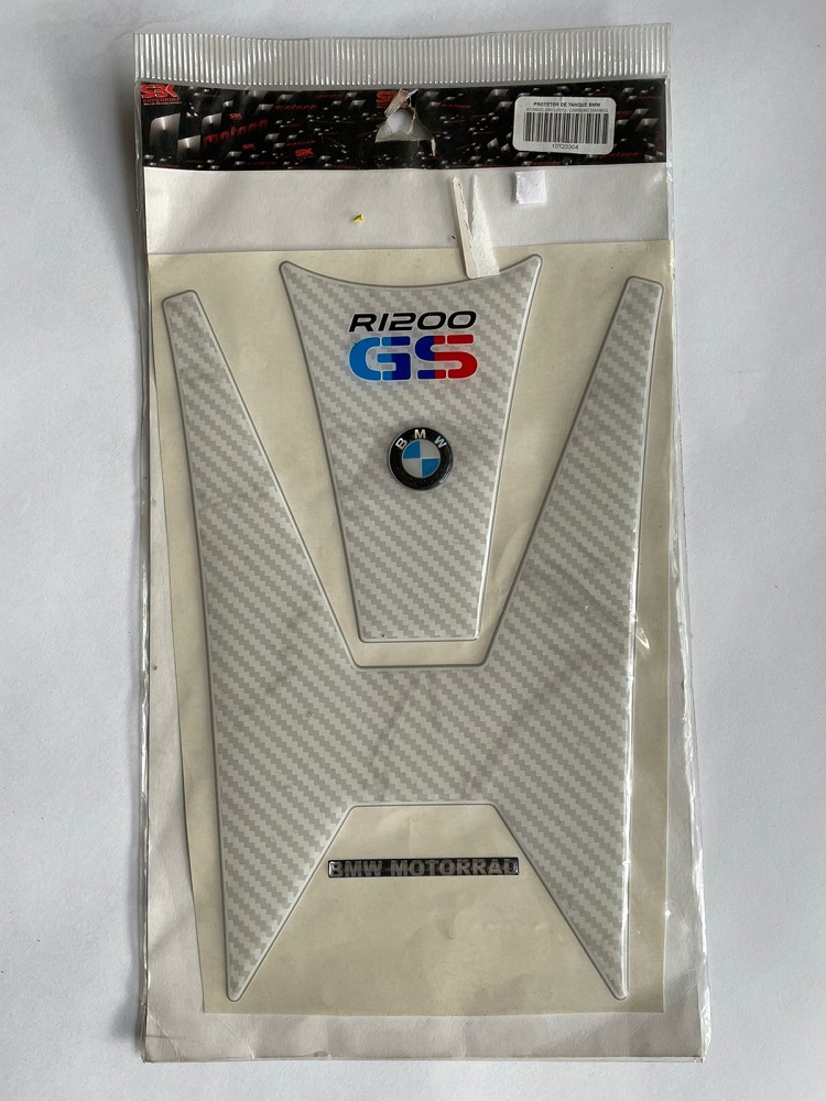 Adesivo Tanque BMW R1200GS 2013/2015 Carbono Branco