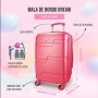 Mala de Bordo Para Viagem Dream Rosa Pink Jacki Design