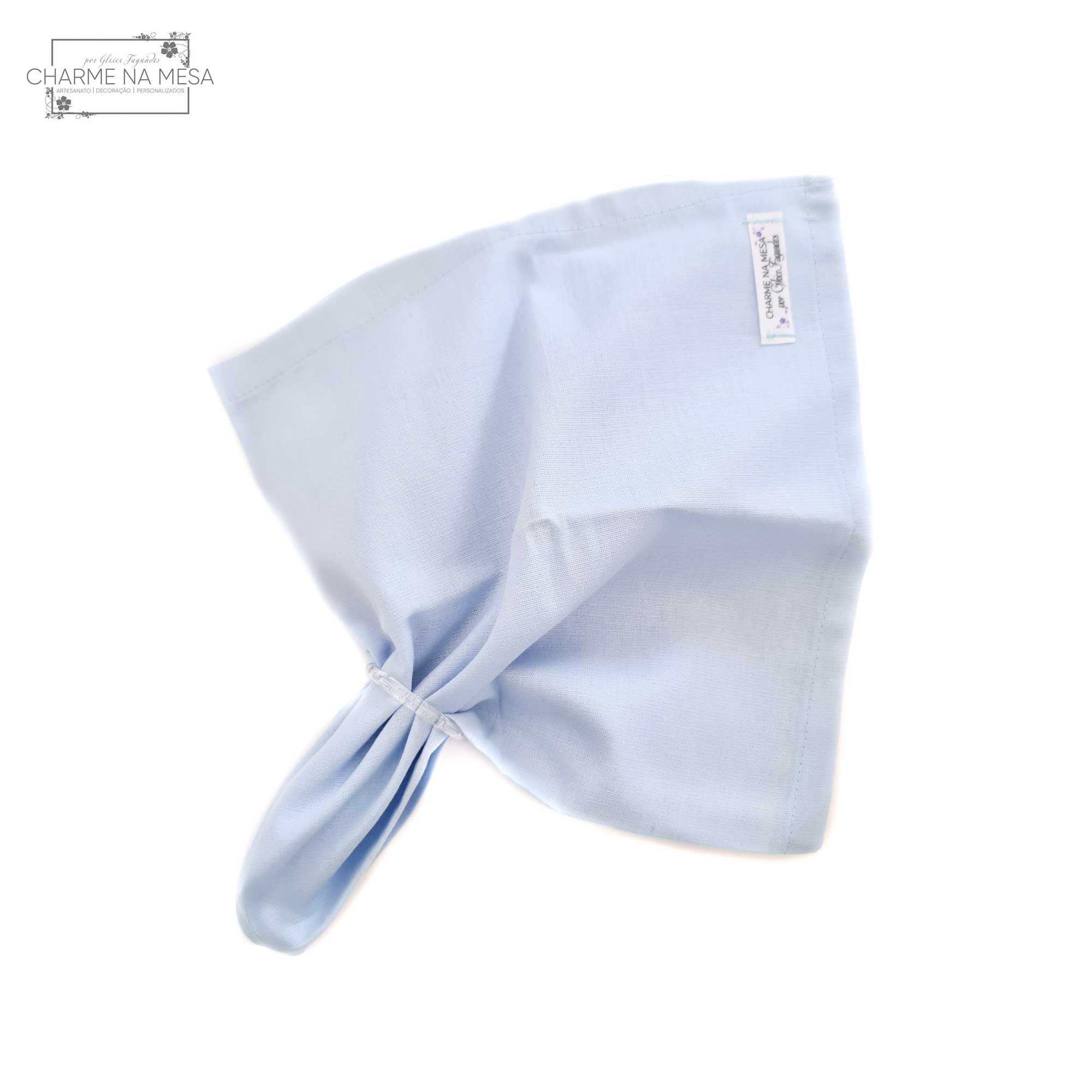 Guardanapo Azul, tecido Tricoline 100% algodão - Foto 0