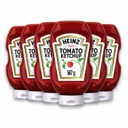 Kit c/ 6 Ketchup Heinz 567g