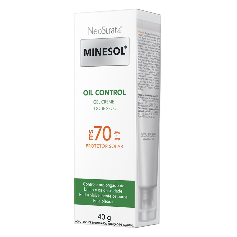 Neostrata Minesol Oil Control FPS 70 40g - CX c/ 6