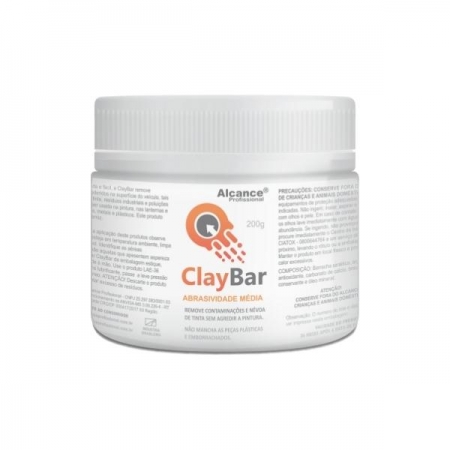 Descontaminante Clay Bar (abrasividade media) 200g ALCANCE