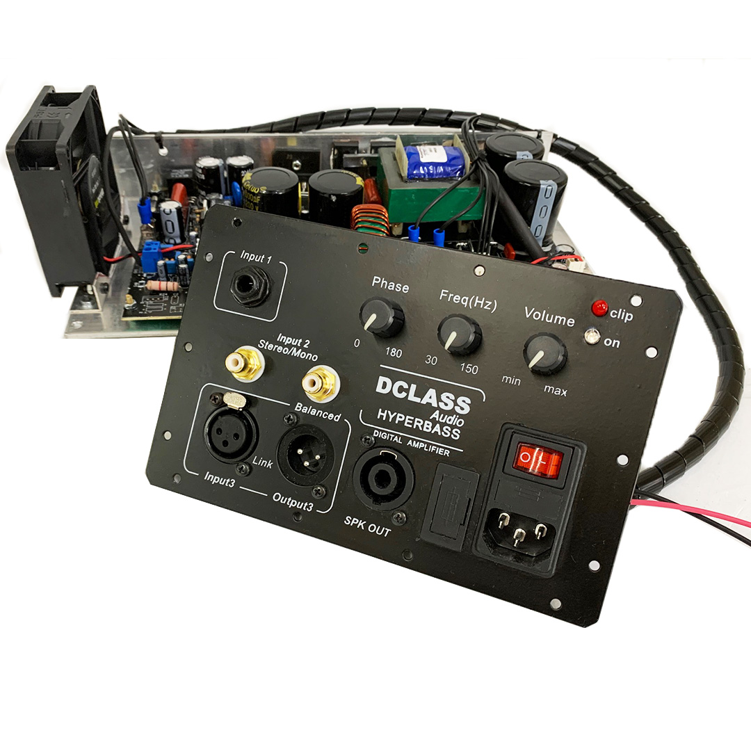 Amplificador Dclass Ativação Caixa Sub Woofer 1000 Watts Rms - Dclass Audio