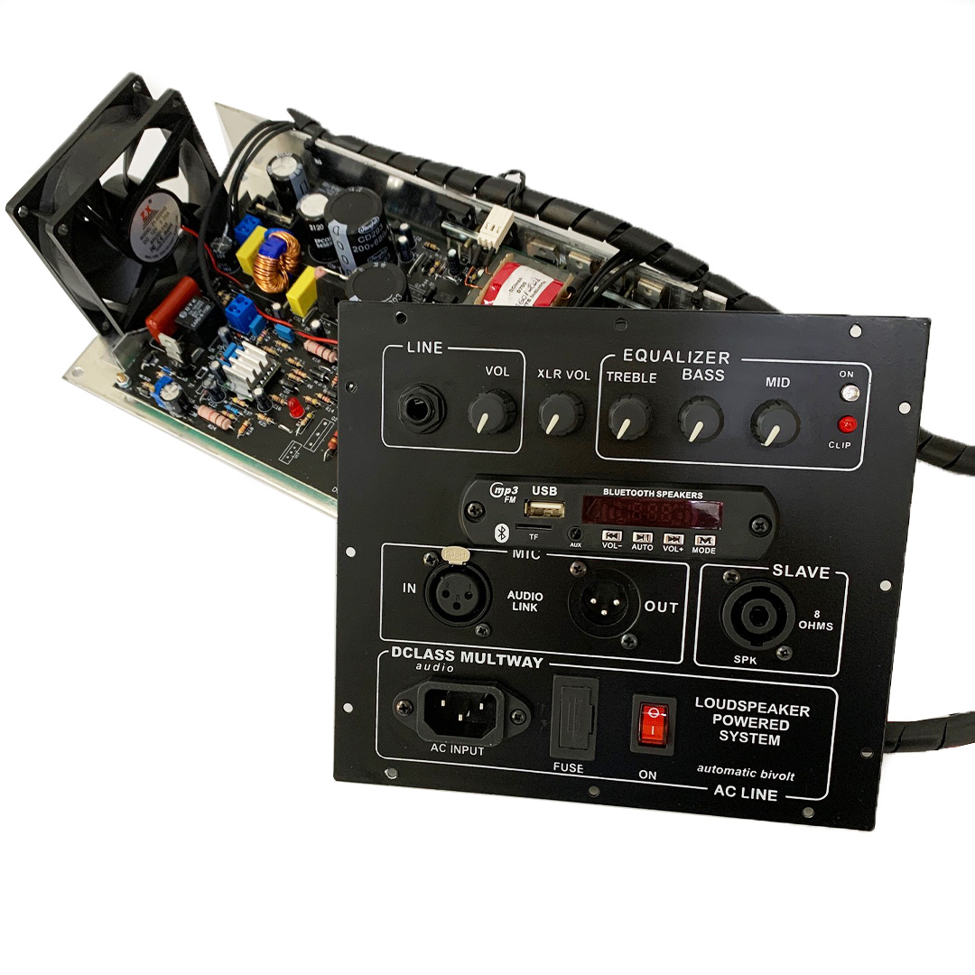 Kit Dclass Ativação Caixas Multivias C/ Usb 700 Watts Rms - Dclass Audio