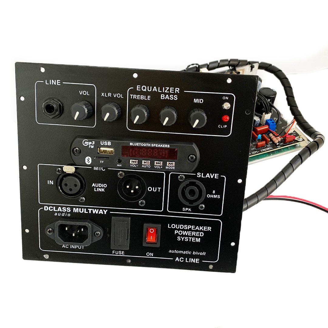 Kit Dclass Ativação Caixas Multivias C/ Usb 700 Watts Rms - Dclass Audio