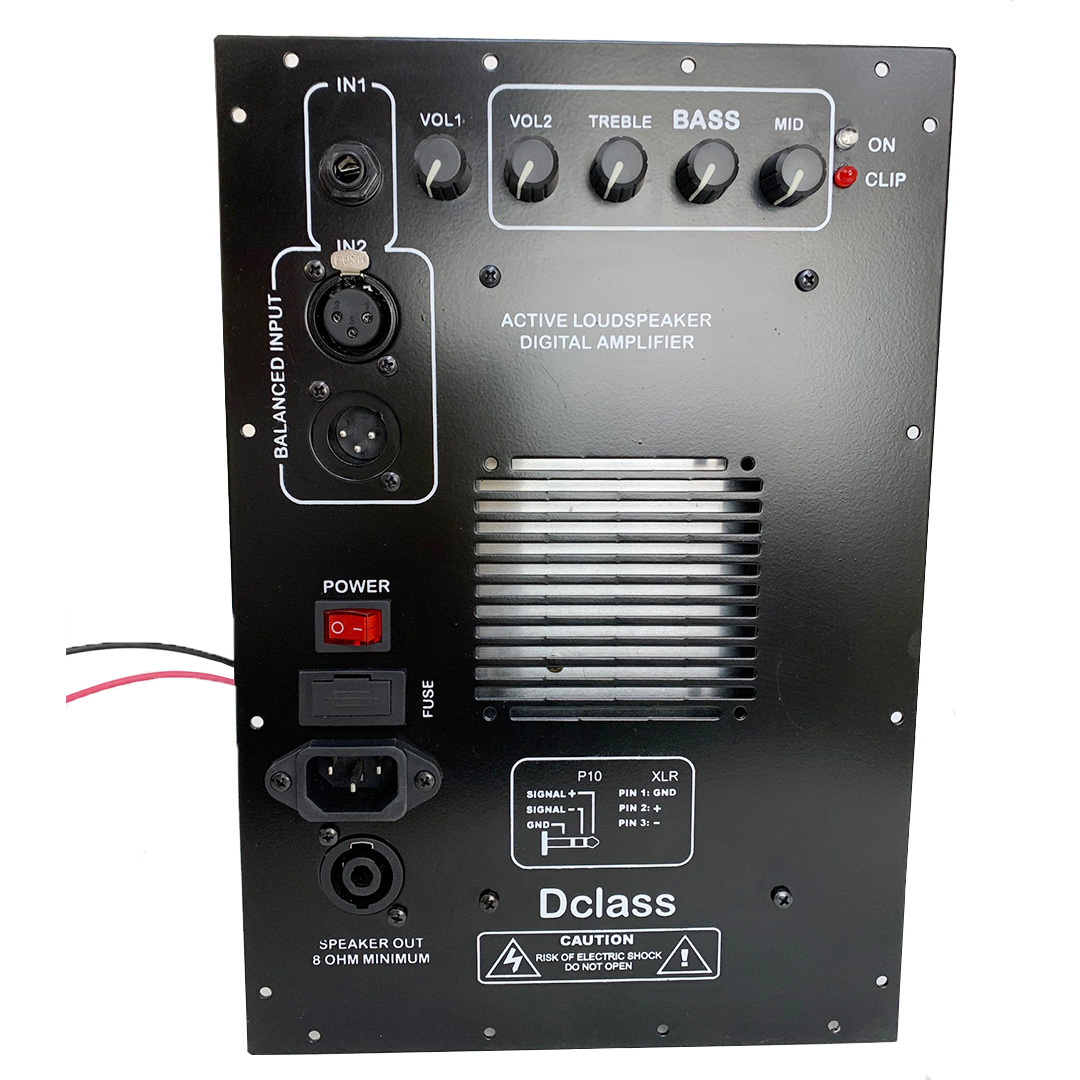 Painel Amplificador Ativador Multivias 300 Watts Rms - Dclass Audio