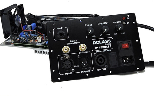 Painel Dclass Completo Ativação Caixa Sub Woofers 1500 Watts  - Dclass Audio