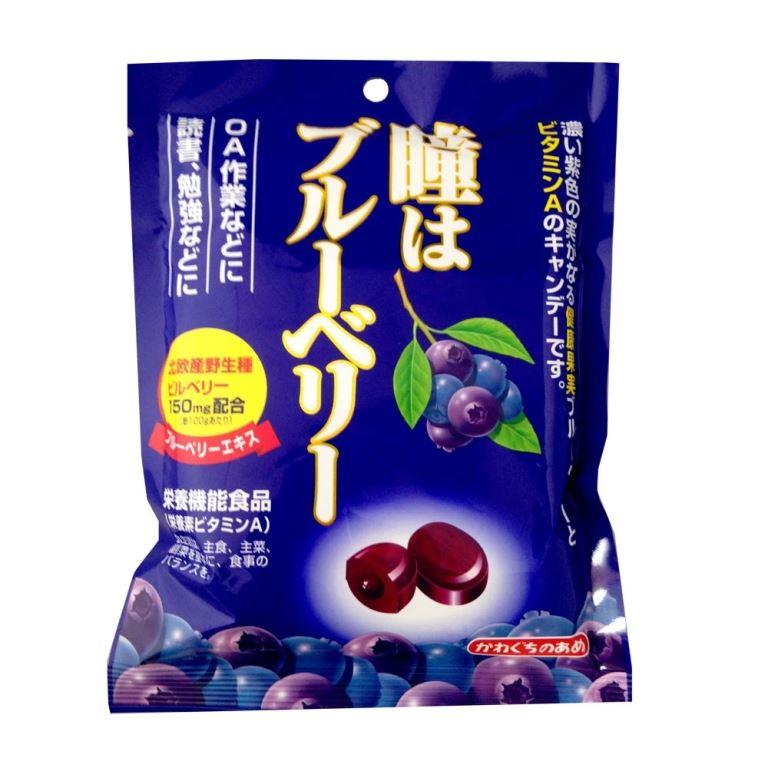 Bala de Mirtilo Kawaguchi - Blueberry Candy 100g