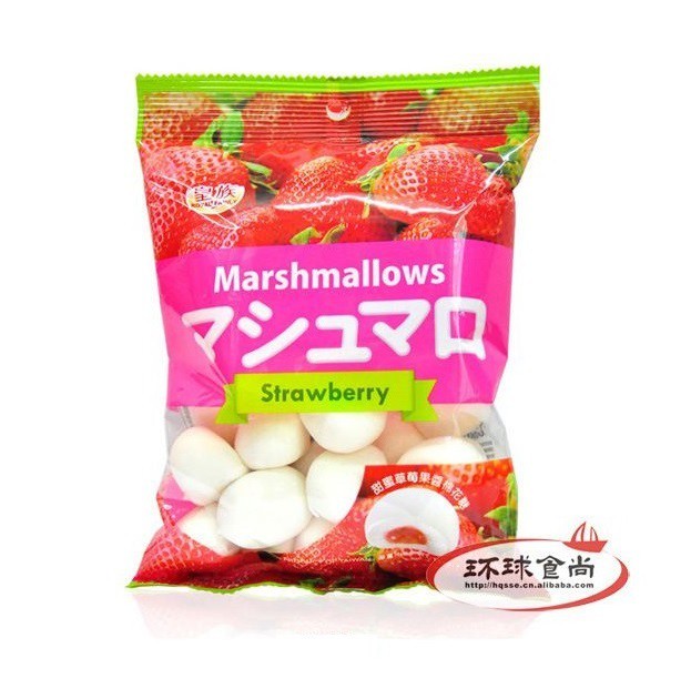 Marshmallow Japonês Sabor Morango 100g