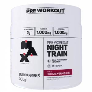 Night Train Suplemento Alimentar Pré Treino Pote 300g - Max Titanium