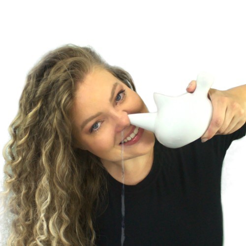 Lota higienizador nasal P 200ml - Porcelana