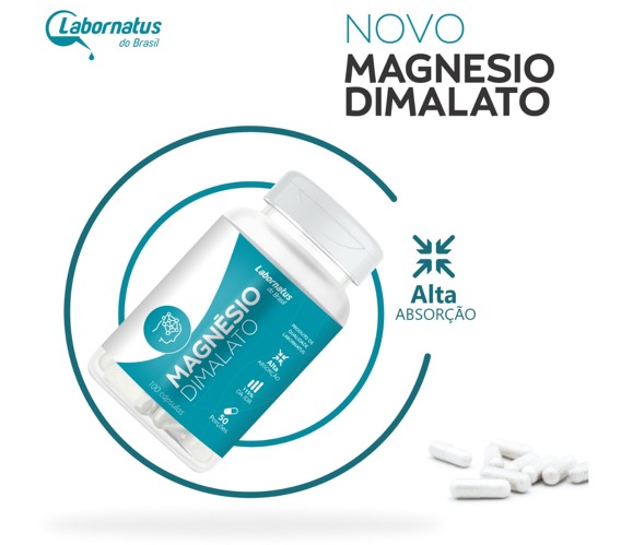 Magnésio Dimalato 550mg - 100caps