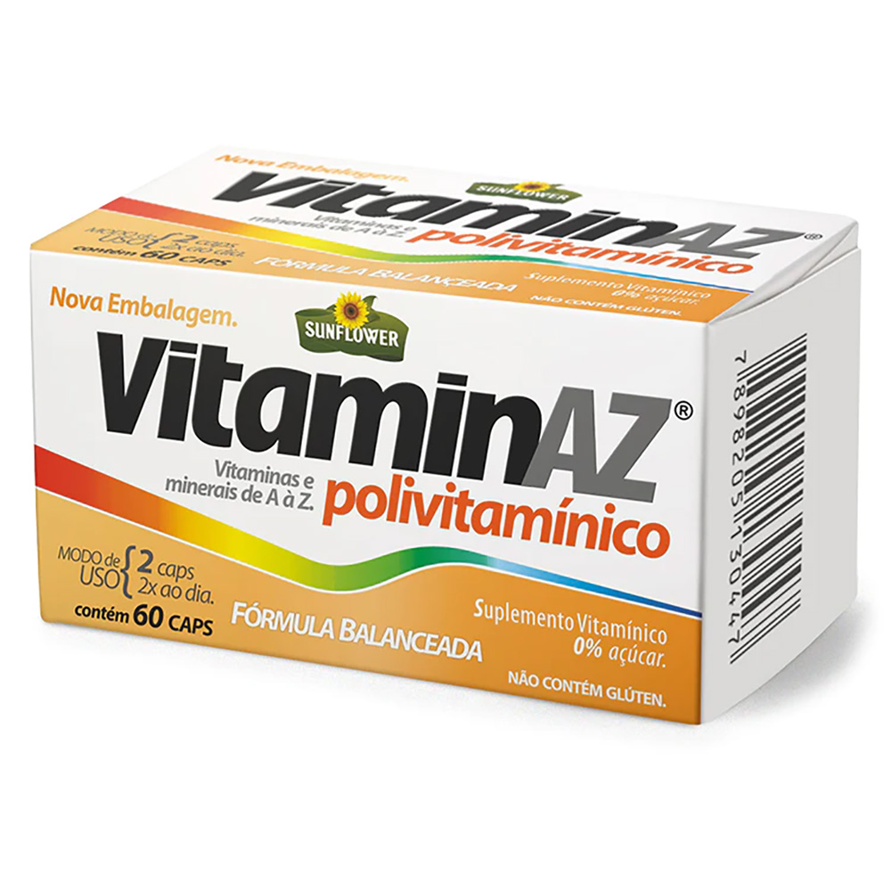 VitaminAZ Polivitaminico 650mg 60 caps | Sunflower
