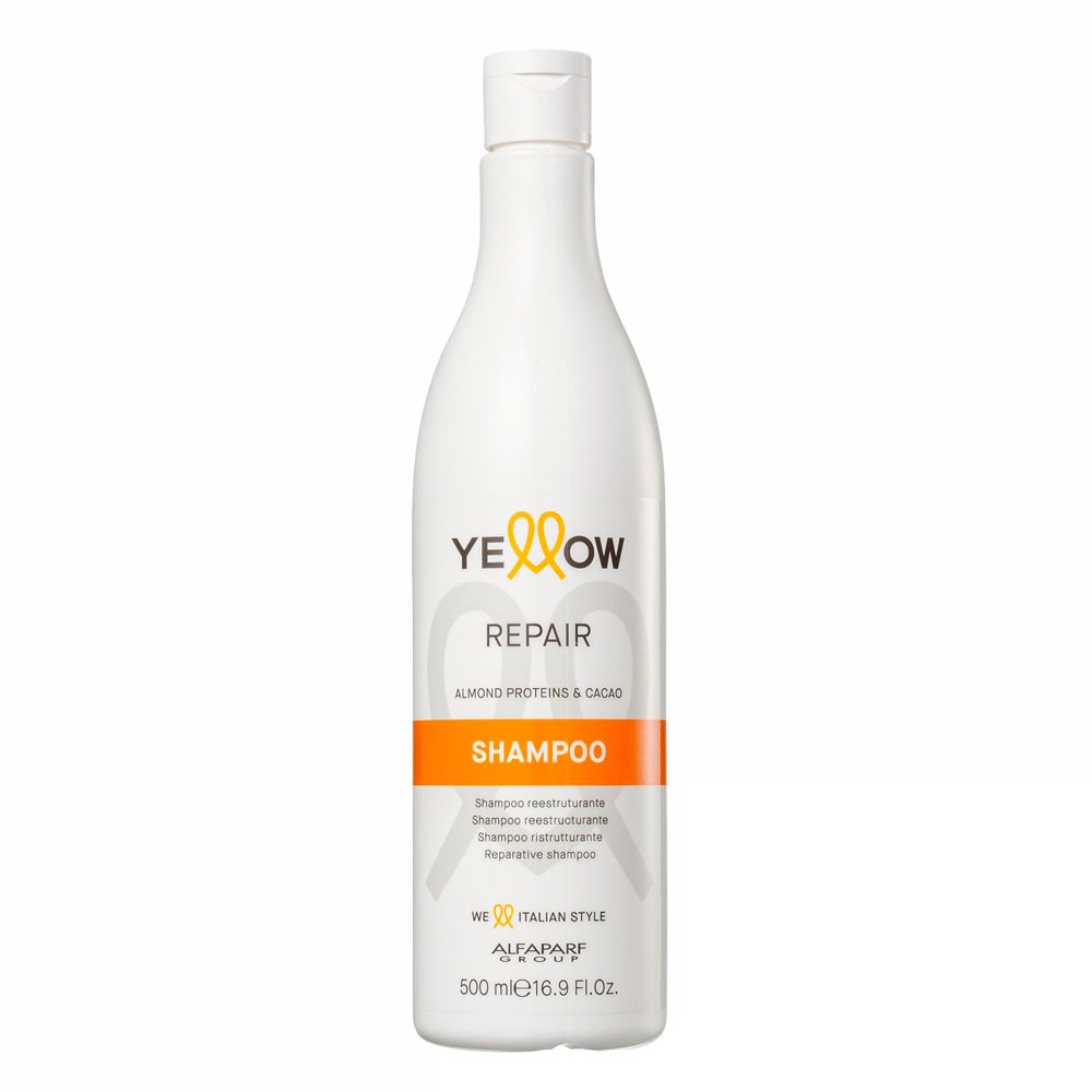 Alfaparf Yellow Repair Shampoo With Almond Proteins & Cacao 500ml/16.9fl.oz